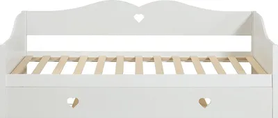 Produktbild von Ausziehbares Tagesbett 2 x 90 x 190 cm – Kiefer & MDF – Weiß – DASTIVA