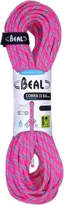 Zdjęcie produktu dla Rope cobra unicore 8.6mm 70m golden dry-fuchsia BE