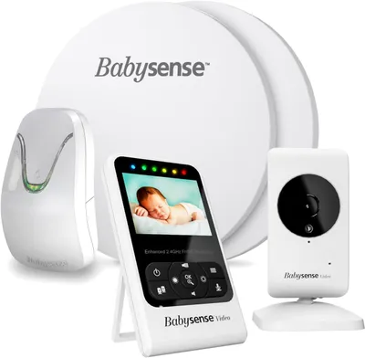 Produktbild von Babysense 7 Baby-Atembewegungsmonitor, Echtzeit-Warnungen, Ganzen Betts mit 2 Sensormatten