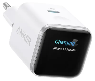 Productafbeelding van Anker Nano-oplader (45W, slim display), kleur: wit
