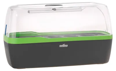 Artikelbild 1 von 'BoQube Gewächshaus & Pflanzkasten L plus LED anthrazit-grün'