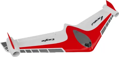 Produktbild von Eagle Twin V2 40mm EDF Nurflügler PNP rot mit Gyro, Amewi Artikel: 24133