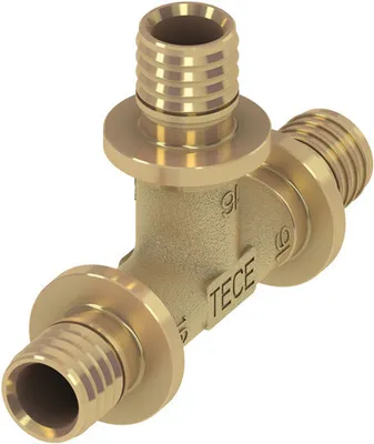 Produktbild von TECE flex T-Stück 16 x 16 x 16 mm, Rotguss, 710116