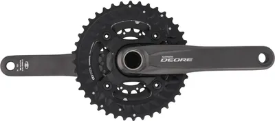 Image de Shimano DEORE pignon (3x10 vitesses) FCM6000 175 mm 24 32 42 Z Hollowtech II noir.