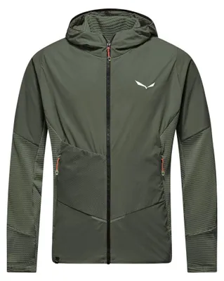 Image de Veste coupe-vent Salewa Pedroc Polarlite pour hommes, couleur verte, taille M (52/XL)