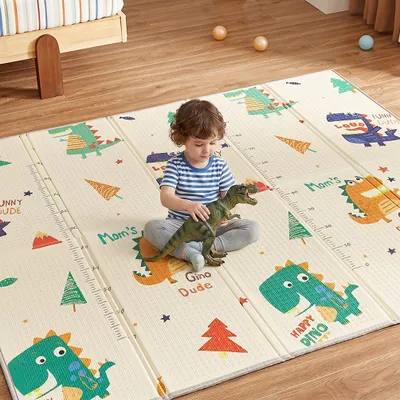 Immagine prodotto di CASABEL tappeto gioco per bambini, morbido, 180x150cm, motivo giungla