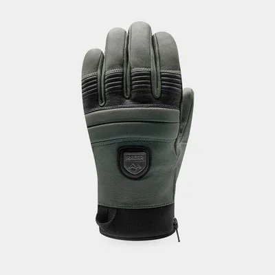 Obrázok produktu pre Zimné rukavice RACER 90_LEATHER2, čierno-zelené, veľkosť XL/10