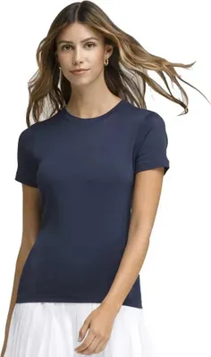Image de T-shirt à manches courtes Wilson Pro Seamless, bleu, taille M, femme, bleu, taille M