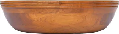 Image de vidaXL Lavabo en bois massif teck Φ40x10 cm