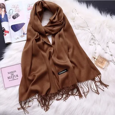 Obrázok produktu pre Šál DE-6966 - Hnedá | Elegantný doplnok KP6966