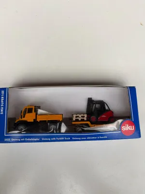 Produktbild von Siku 2522 - Unimog Mit Gabelstapler (Farblich Sortiert)