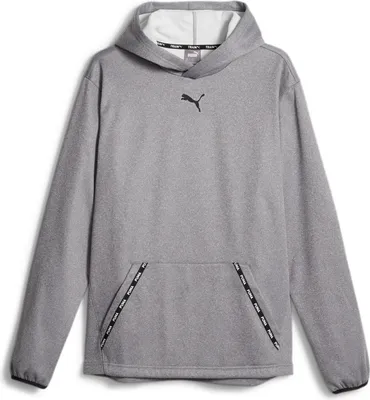 Produktbild von Puma Fit Taped Fleece Kapuzen Sweatshirt, grau, XL, Herren