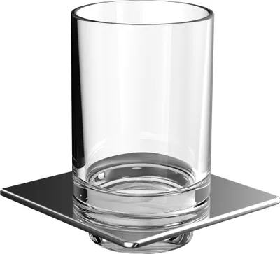 Produktbild von EMCO Glashalter ART Kristallglas, klar chrom