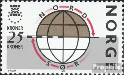 Produktbild von Briefmarken Norwegen 1988 Mi 995 (kompl.Ausg.) gestempelt Europa