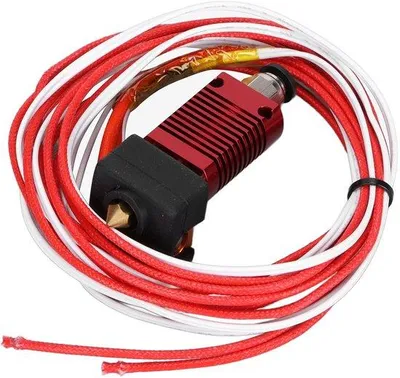Immagine prodotto di Kit per stampante 3D con ugello, termistore e guida in ottone, compatibile con Ender-3, con copertura in silicone