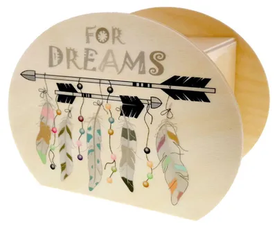 Produktbild von Holzdekoration Spardose Dreams BxLxH 65x115x85mm