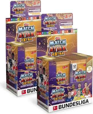 Obrázek produktu pro Topps Match Attax EXTRA Bundesliga 2023/24 - 2 displeje (48 boosterů)