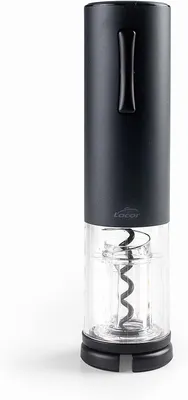 Productafbeelding van Elektrische kurkentrekker Black Luxe van roestvrij staal - Automatische wijnopener - Elegant - Modern en ergonomisch - Verlichting en led-display