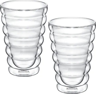 Zdjęcie produktu dla Wilmax – szklanki termiczne z podwójnymi ściankami, 300 ml, zestaw 2 szt. WL-888417/A2