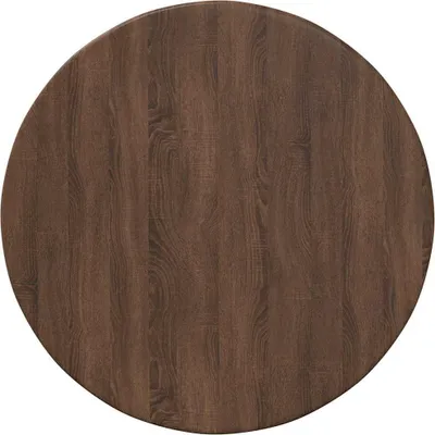 Produktbild von Tischplatte Braun Eichen-Optik Ø 40 x 1,5 cm Holzwerkstoff