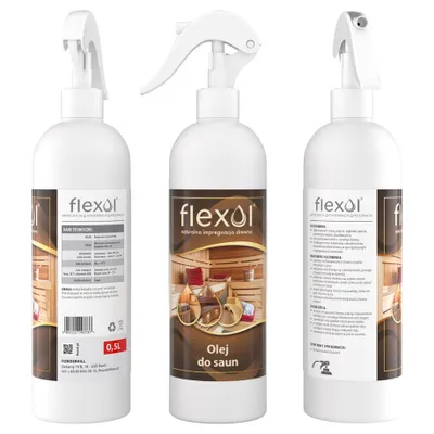 Obrázek produktu pro Ochranný olej do sauny FLEXOL 0,5 l