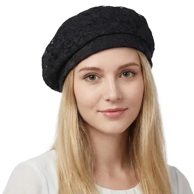 Immagine prodotto di Berretto vintage lavorato a maglia per signore, con fodera in cotone traspirante – Accessorio elegante per capelli