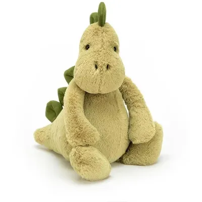 Produktbild von Dino Plüschtier 30 cm in Grün Niedliches Dinosaurier Kuscheltier Kawaii Weiches Dino Kissen als Geschenk für Kinder zu Ostern & Geburtstag