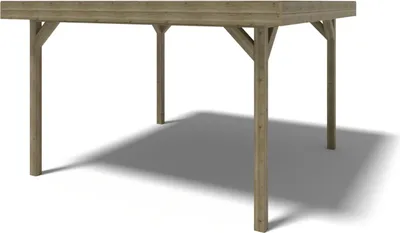 Image de Pergola de jardin 4.04x4.04m - traité - ALT24 - ALTANKA