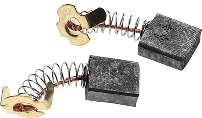 Produktbild von vhbw 2x Kohlebürste 7 x 17 x 17 mm Ersatz für Hitachi 999044, 999-044, 999-074 für Elektrowerkzeug + Feder