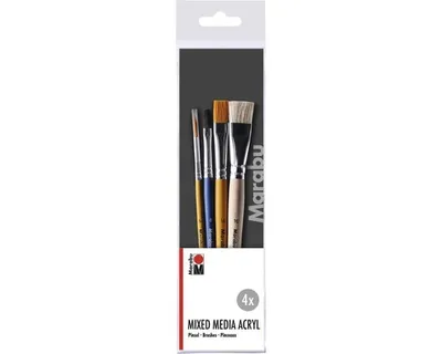 Obrázek produktu pro Marabu 018400202, Kulatý kartáč, Plochý, 1 kusů