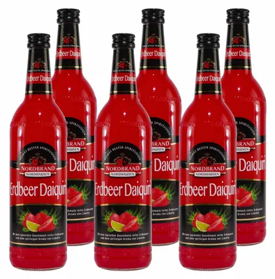 Produktbild von Nordbrand Erdbeer Daiquiri Likör (6 x 0,7L)
