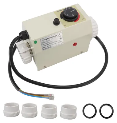 Image de Chauffe-eau électrique de 3 kW, écran tactile, thermostat intelligent pour baignoire, piscine, tension 220-240 V