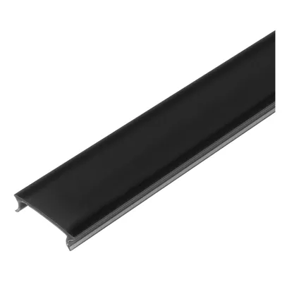 Obrázek produktu pro MasterLED, kryt pro LED profil, model Slim, délka 2 metry, barva černá, materiál: polykarbonát