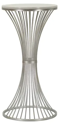 Immagine prodotto di Mauro Ferretti Tavolo a imbuto Ø 40x79 cm argento