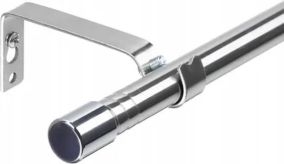 Zdjęcie produktu dla Karnisze do Zasłon 16 mm, Regulowane 76-117 cm, Solidna Stal