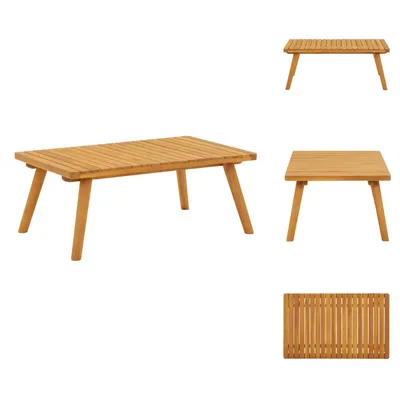 Productafbeelding van vidaXL Tuintafel 90x55x35 cm, massief acaciahout - Tuinbankelementen