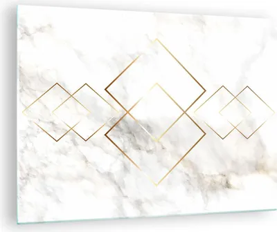 Produktbild von Bilder auf glas - Abstraktion modern - 70x50cm - Glasbilder - Wandbilder - Kunstdruck - zum Aufhängen bereit - Wanddekoration aus Glas - Glas Bilder - Wandbild auf Glas - Einteilig - GAA70x50-4022