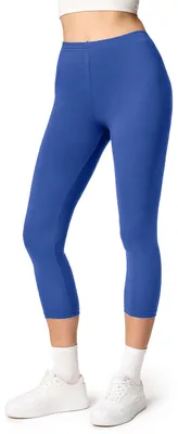 Image de Leggings 3/4 pour femmes en coton Ladeheid LA40-132 (cobalt, 3XL)