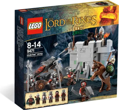 Produktbild von Lego 9471 Der Herr Der Ringe Uruk-Hai Armee 6 Figuren Mauer + Katapult