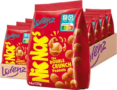 Produktbild von Lorenz Snack World NicNac's Original, 14er Pack (14 x 125 g)