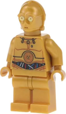 Produktbild von 1x Lego Minifigur Star Wars Episode 4/5/6 C-3PO Drähte Droide 10236 sw0365