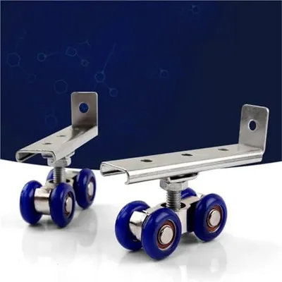 Produktbild von 2-teiliges Set Schiebetürrollen für Holzschiebetüren