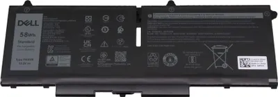 Image de Batterie lithium-ion Dell 58Wh pour ordinateurs portables Latitude (HFN8K)