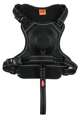 Image de Harnais pour chien avec laisse EASY RIDE noir L Zolux