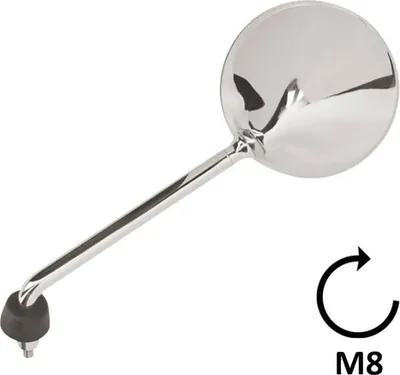 Produktbild von Bcr Piaggio Vespa Lx 50/125/150 Cc Linker Außenspiegel Silber  Silber One Size