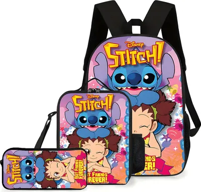 Immagine prodotto di Set scuola 3 pezzi - Zaino, astuccio per matite, borsa a tracolla - Best Friends Forever