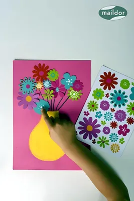 Produktbild von Maildor Decoraty 20 Bg 14,8x21cm Blumen