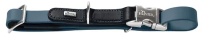 Productafbeelding van Hunter Halsband Wolmar Alu-Strong, rookblauwe/zwarte kleur
