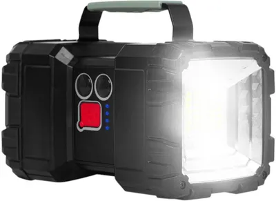 Immagine prodotto di Torcia LED ricaricabile, a doppia luce, con funzione di power bank