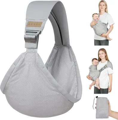 Imagen del producto de Portabebés ajustable, ergonómico, para bebés hasta 15 kg, ideal para recién nacidos y niños pequeños